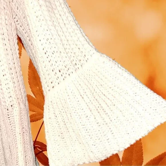 Anthropologie pol cream soft cute sweater - Picture 7 of 11